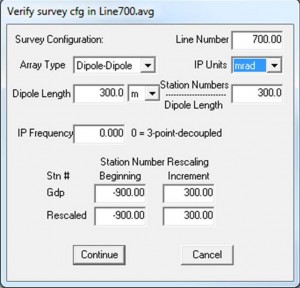 Enter and edit survey metadata.